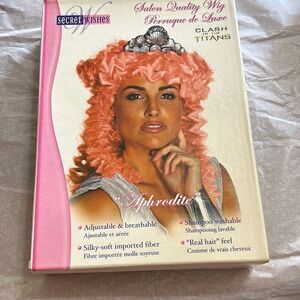 Secret Wishes Adult Wig Aphrodite Headpiece Clash Of Titans Costume Hair Piece